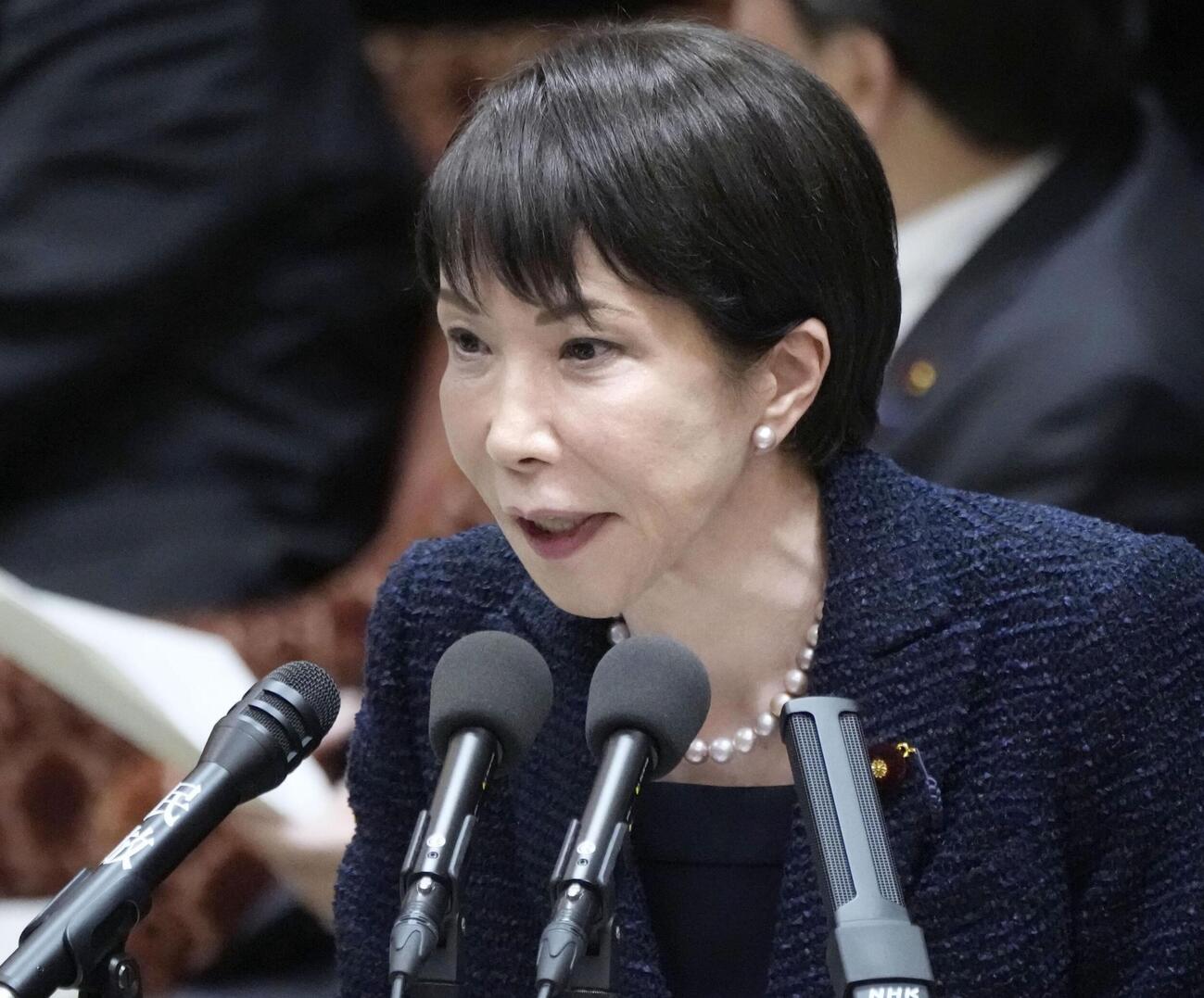 衆院予算委の締めくくり質疑で答弁する高市首相（共同）