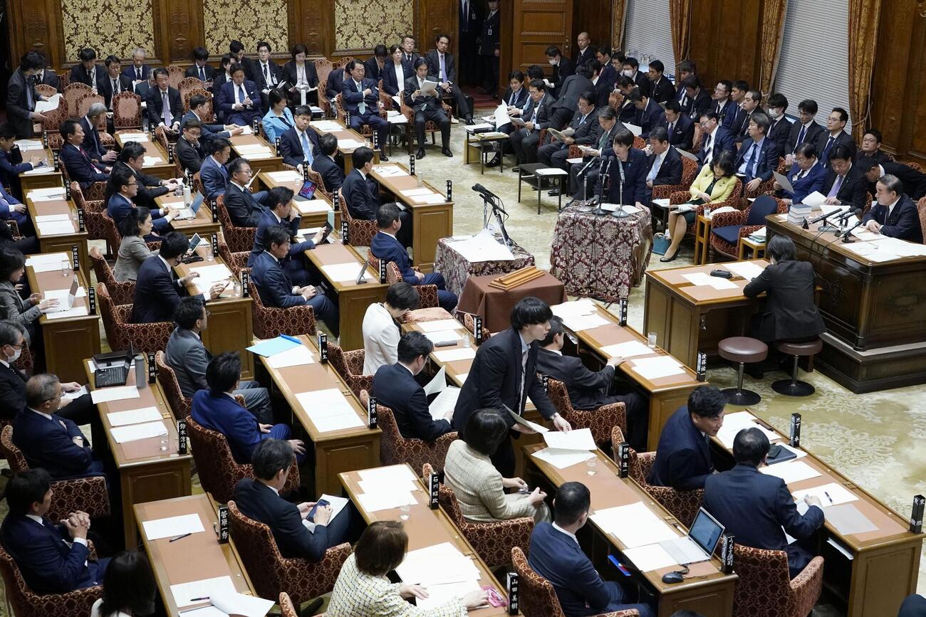 締めくくり質疑が実施された衆院予算委（共同）