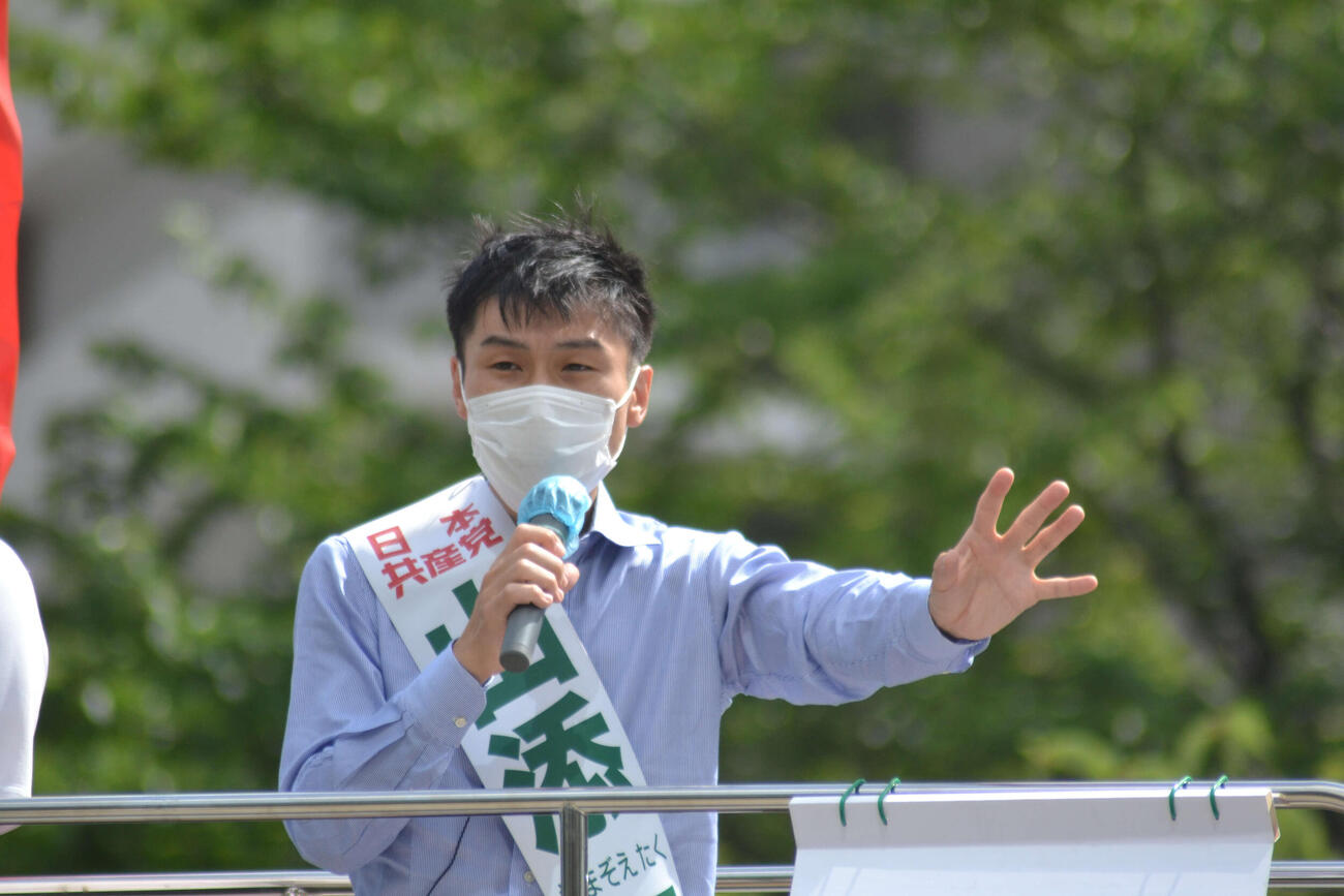 山添拓氏（22年6月撮影）