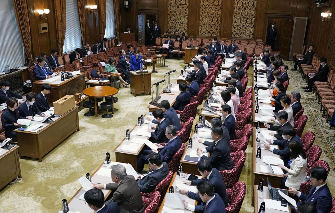 集中審議を実施した参院予算委（共同）