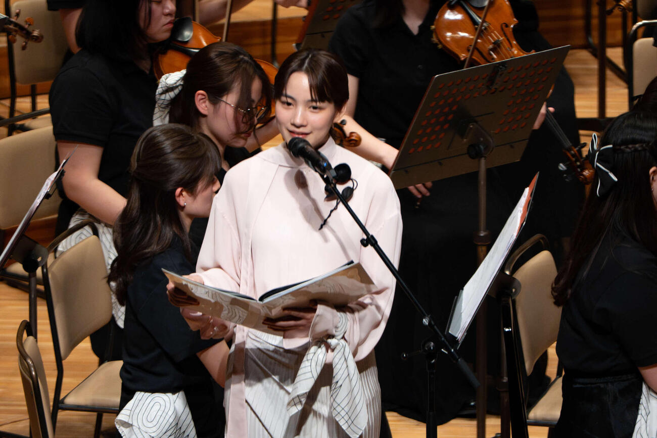 東北ユースオーケストラ演奏会2026で朗読する、のん
