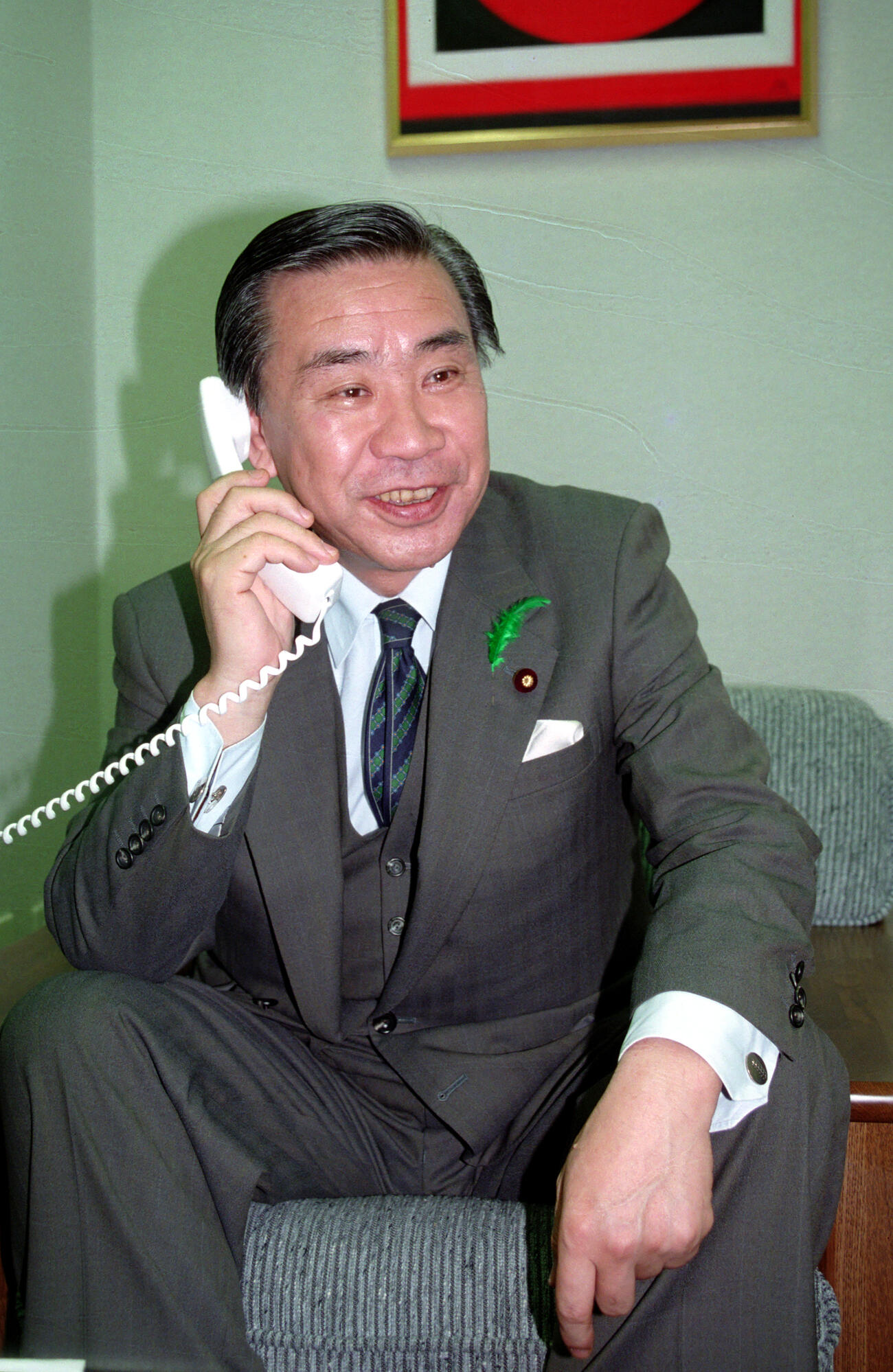 羽田孜元首相（1993年撮影）