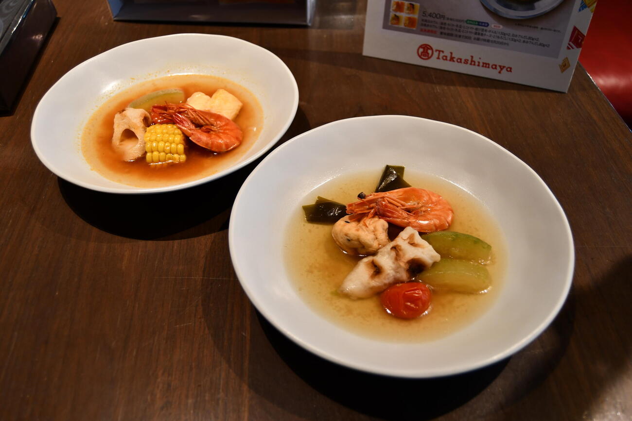 「冷やして食べる新感覚の総菜」として新たに登場した「冷製　夏のおでん」