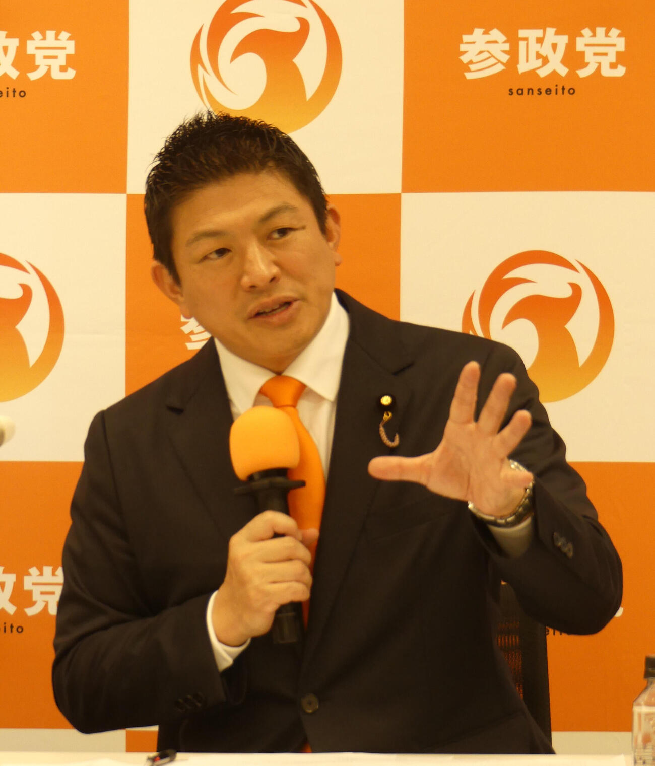 参政党の神谷宗幣代表（26年5月撮影）