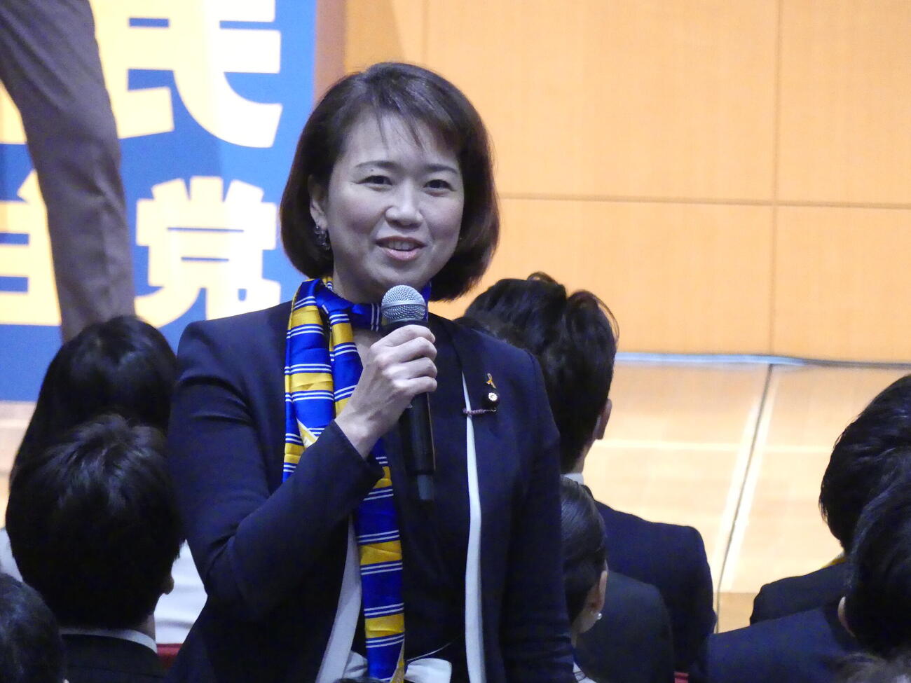 国民民主党の伊藤孝恵参院議員（2025年2月11日撮影）