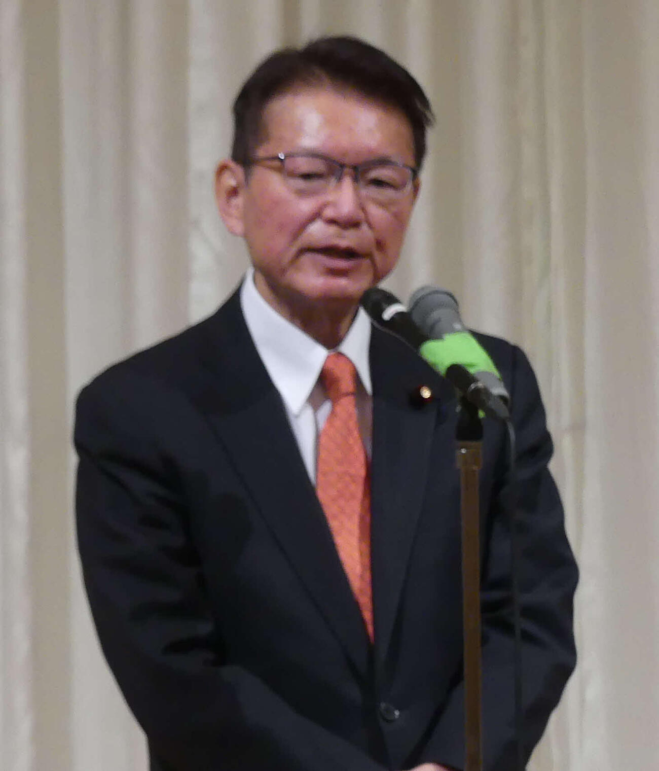 中道改革連合の長妻昭衆院議員（2023年撮影）