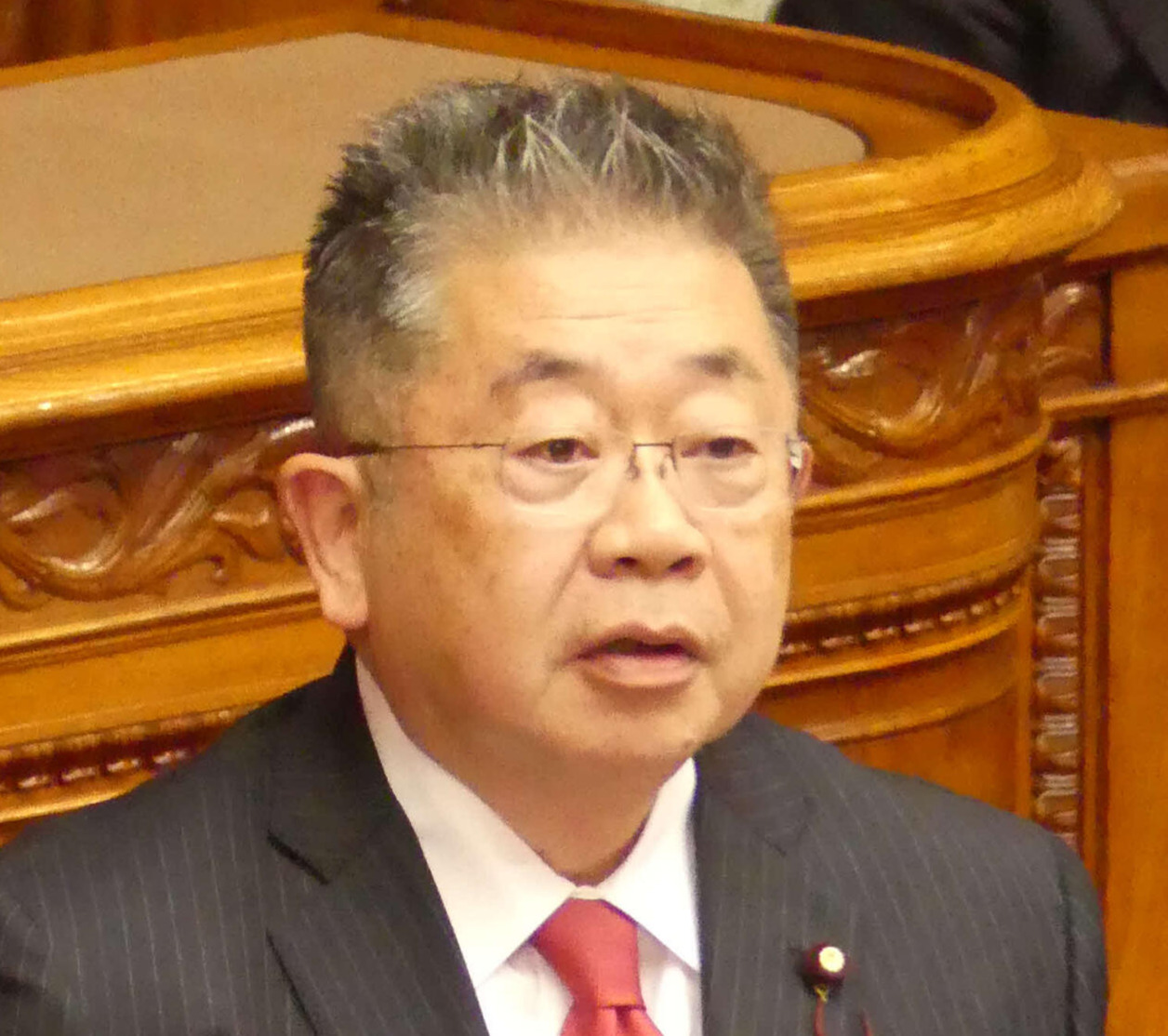 共産党の小池晃書記局長（2026年2月撮影）