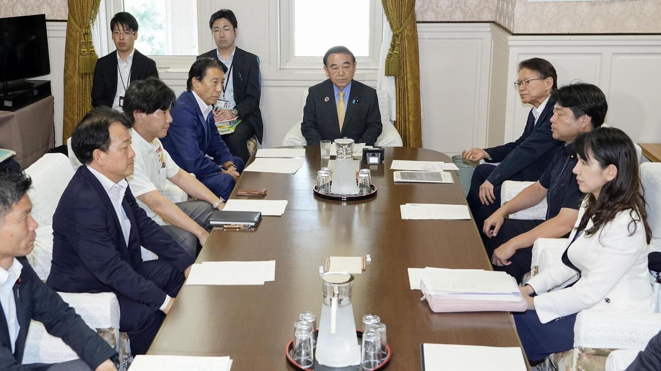 衆院予算委理事懇談会＝22日午後、国会（共同）
