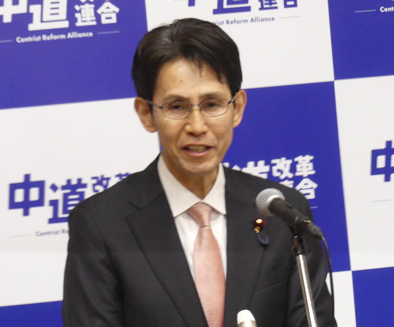 中道改革連合・階猛氏（2026年2月撮影）