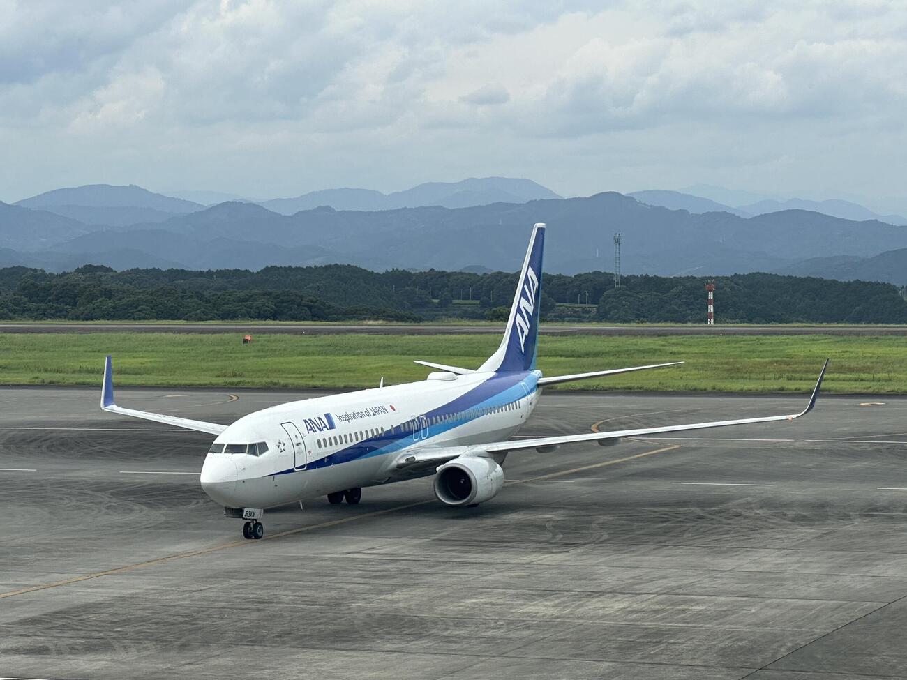 静岡空港と沖縄・那覇を結ぶANA直行便は9月30日まで