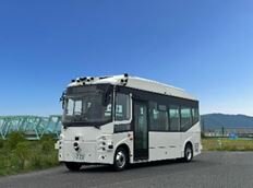 軽井沢で実証運行される自動運転バス（イメージ図、A－Drive株式会社提供）