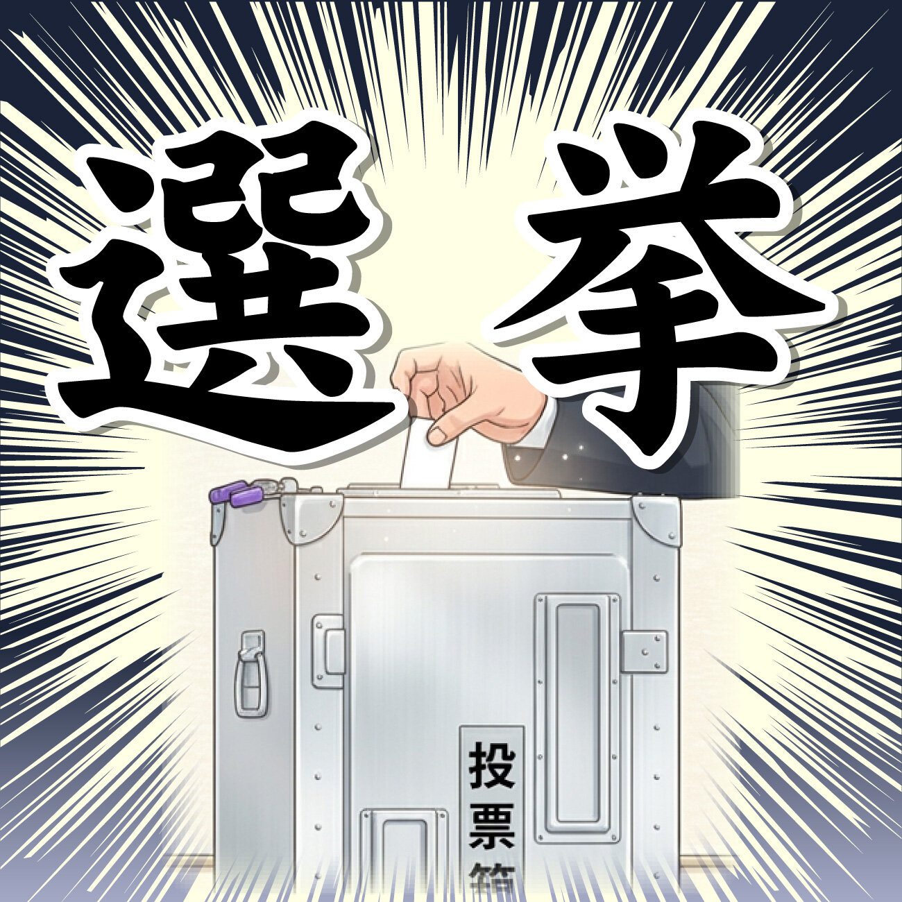 【イラスト】選挙のカット