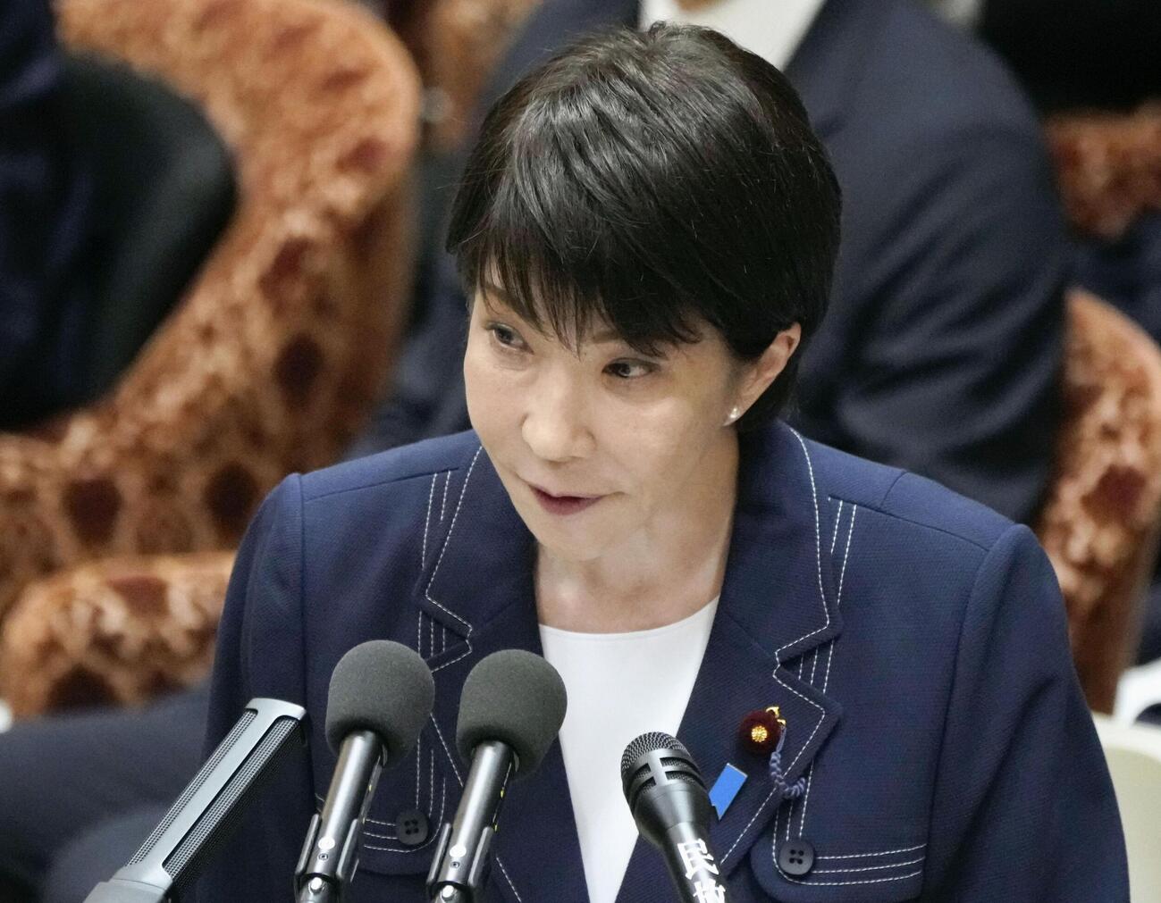 衆院予算委で答弁する高市首相＝13日午前（共同）