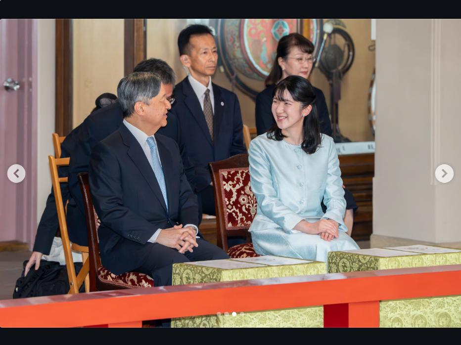 宮内庁公式インスタグラムから