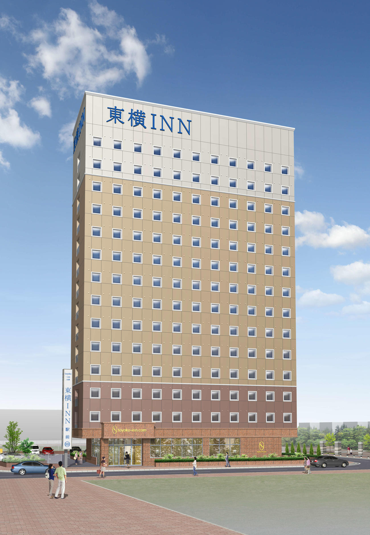 東横INNは「新青森駅」東口徒歩2分、地上14階建て、246室