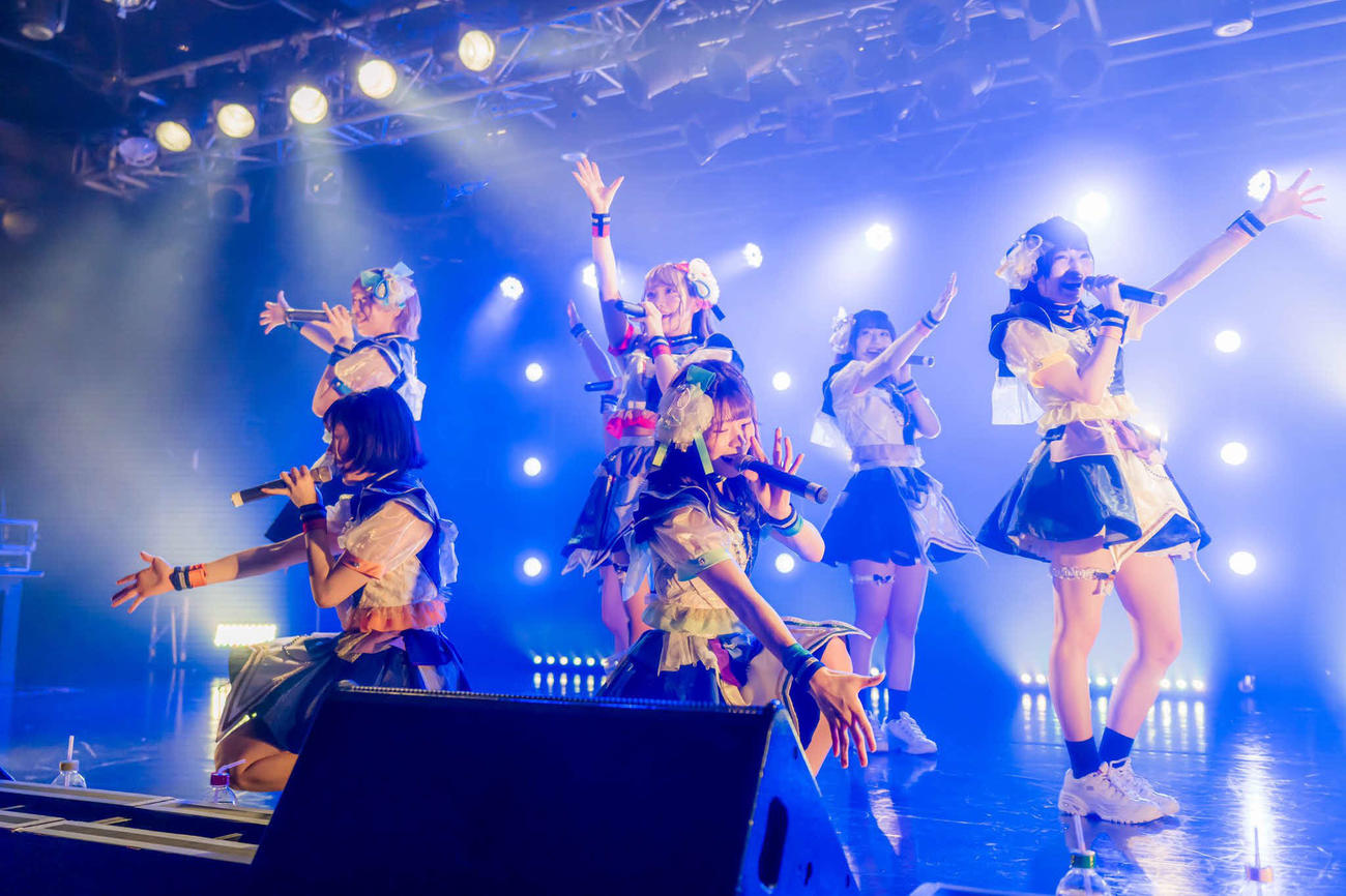 無観客ライブを行った「煌めき☆アンフォレント」