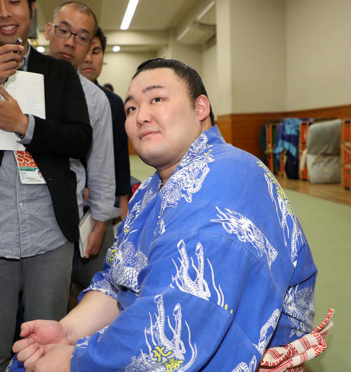 朝乃山（2019年5月24日撮影）