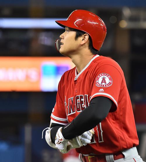 エンゼルス大谷翔平（2019年6月20日撮影）