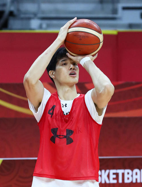 バスケットボール日本代表の渡辺雄太（2019年9月6日撮影）