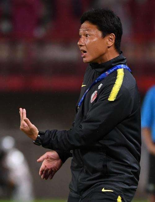 鹿島・大岩監督（2019年9月18日撮影）