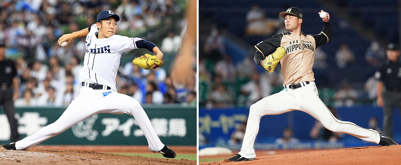 西武伊藤、日本ハム上原