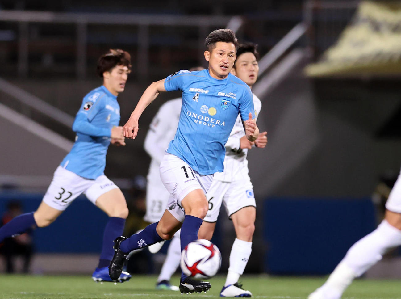 横浜FCカズ（2021年4月28日撮影）