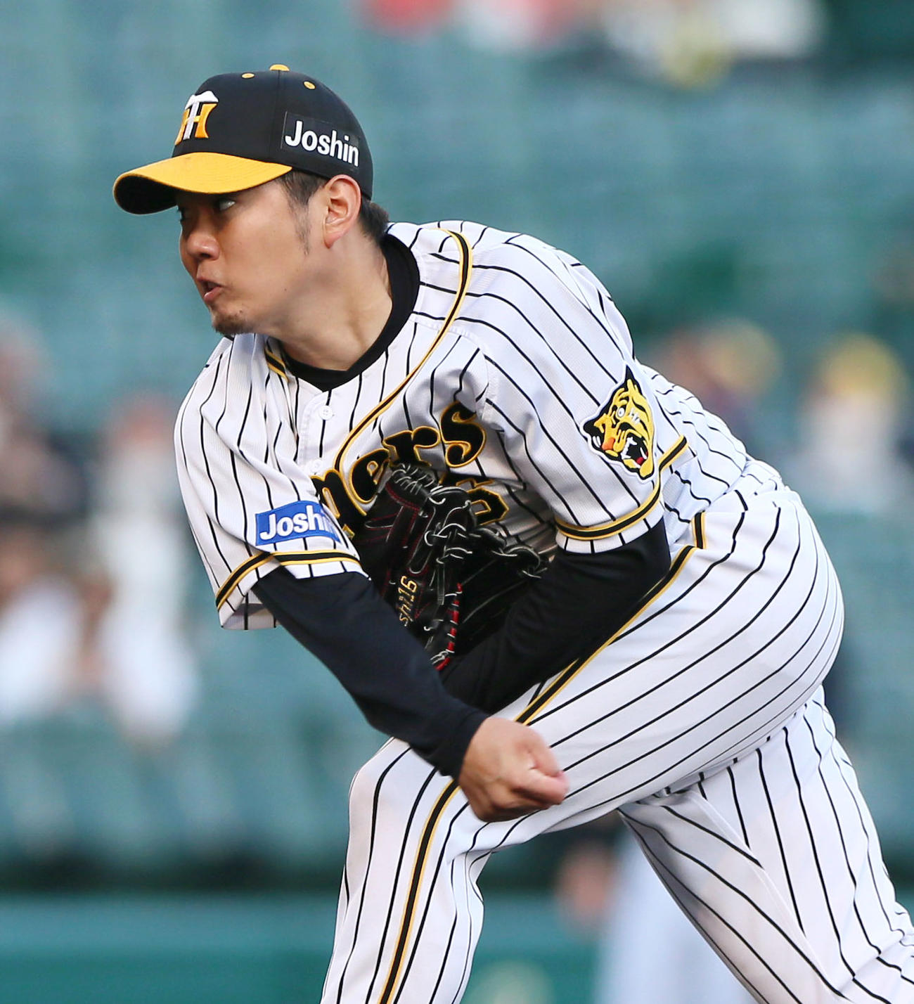 阪神西勇輝（2021年6月1日撮影）