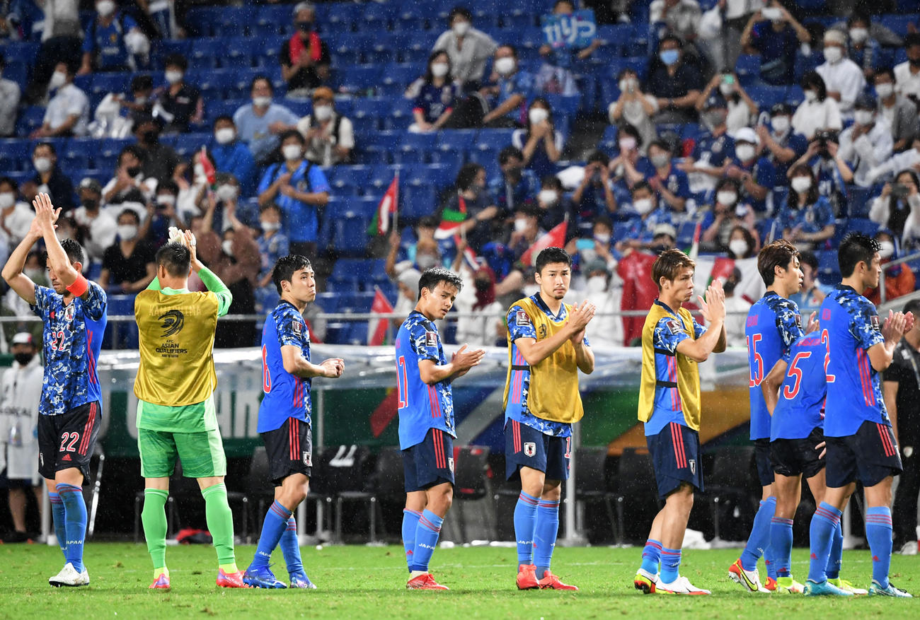 2日、オマーンに敗れた日本代表