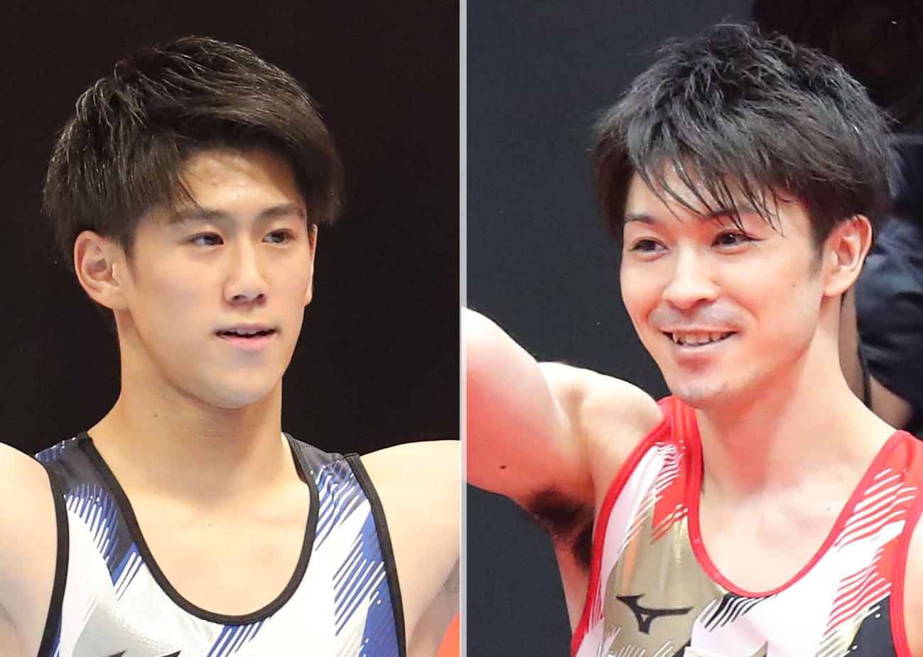 橋本大輝（左）と内村航平
