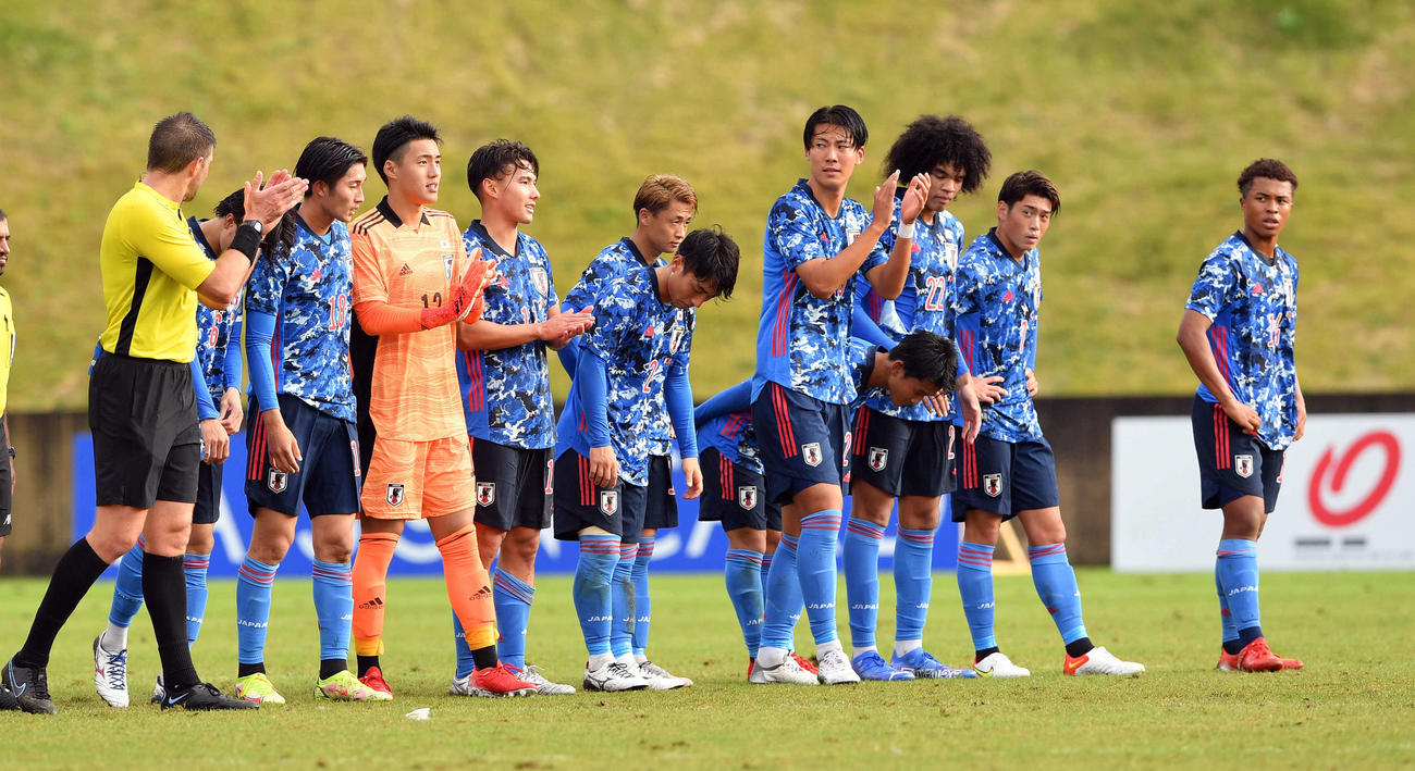 U－22日本代表（2021年10月26日撮影）
