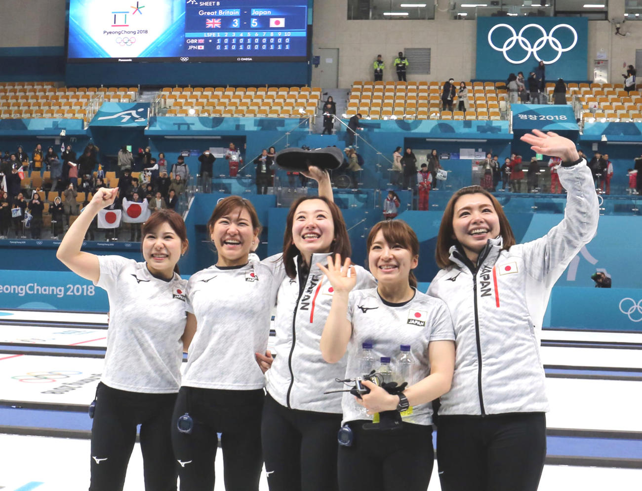 2018年2月、平昌五輪で銅メダルを獲得したロコ・ソラーレ（撮影・PNP）
