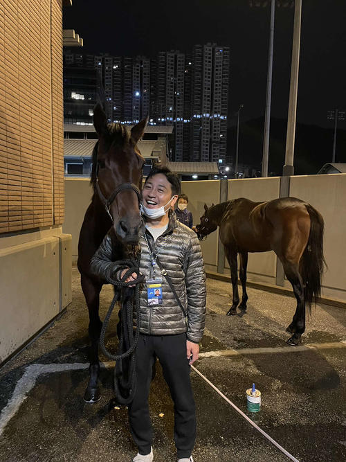 レース翌日、月曜朝のダノンザキッド。本当にありがとう、お疲れ様