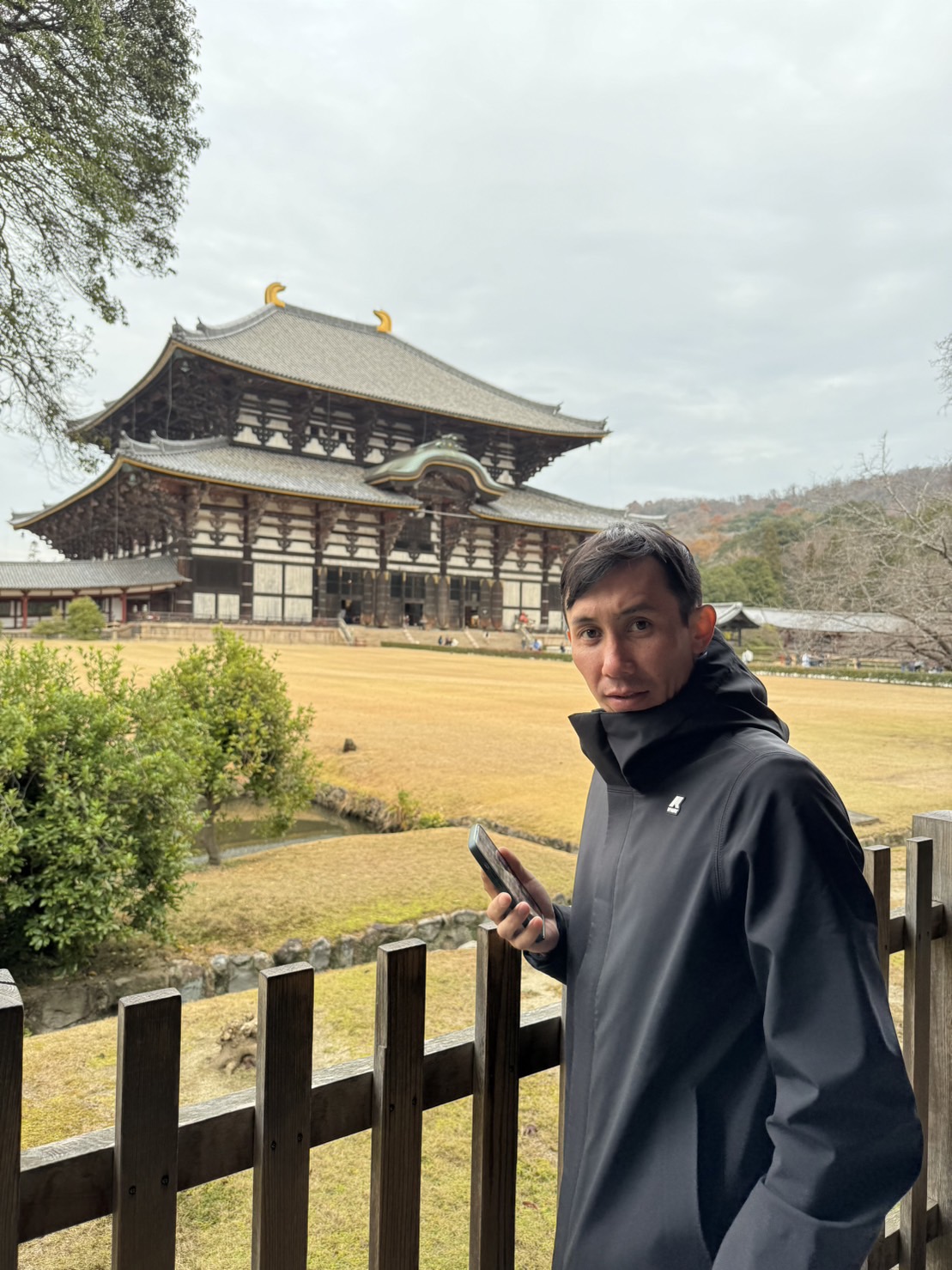 奈良を訪れたムルザバエフ騎手