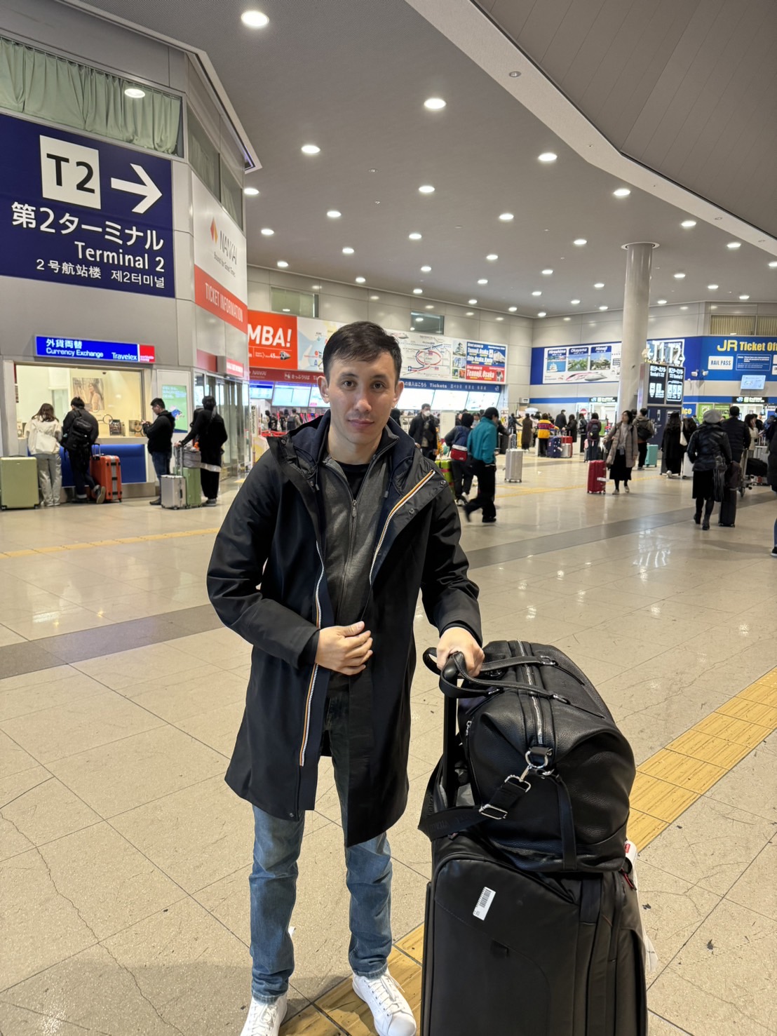 日本に到着したムルザバエフ騎手