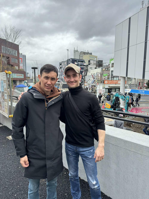 ムーちゃん（左）とピーヒュレク騎手。いつか2人でジャパンCの舞台で対決してほしいです