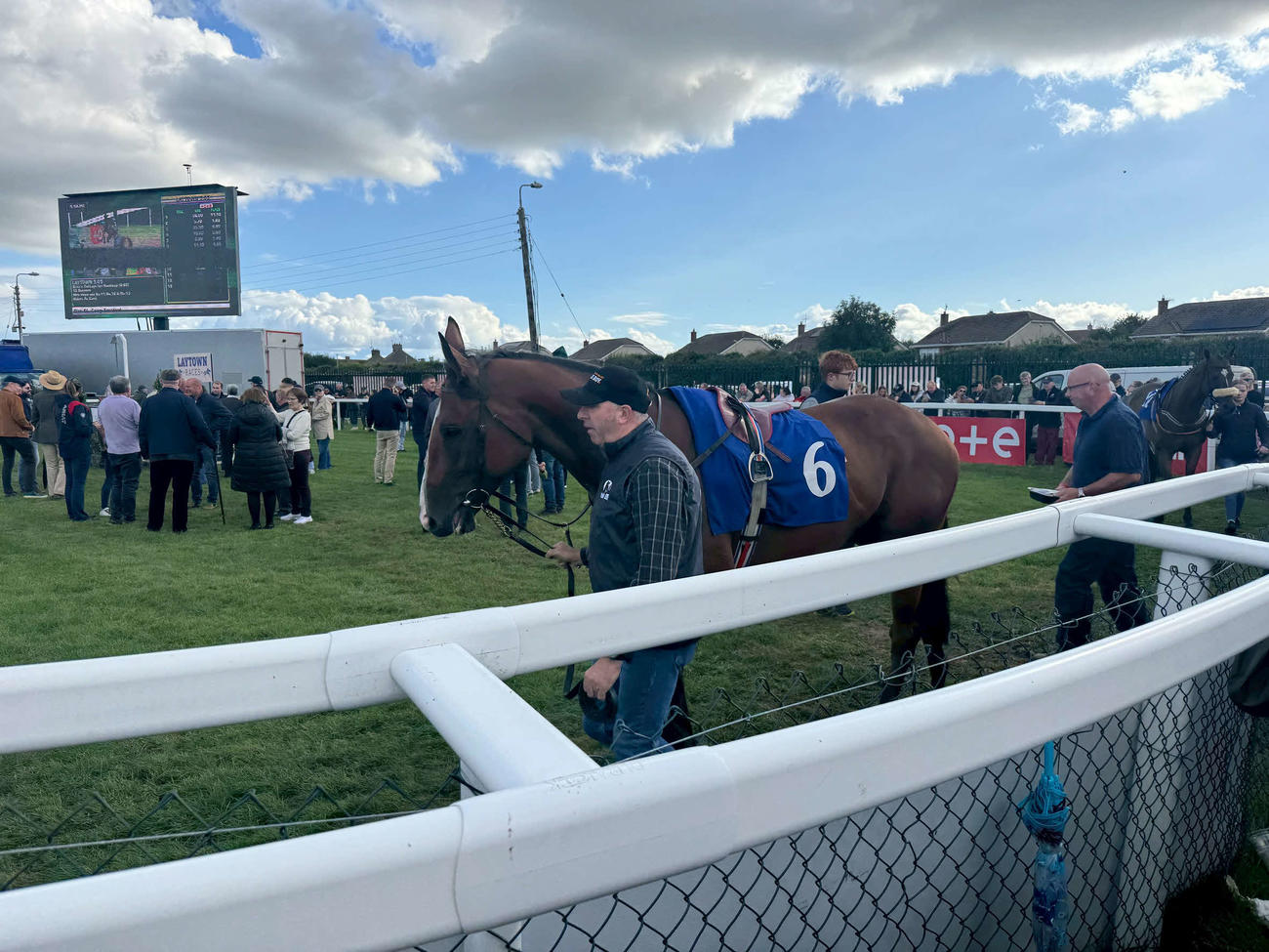砂浜で行われるアイルランドの名物レイタウン競馬場へ行ってきました（撮影・安藤裕）