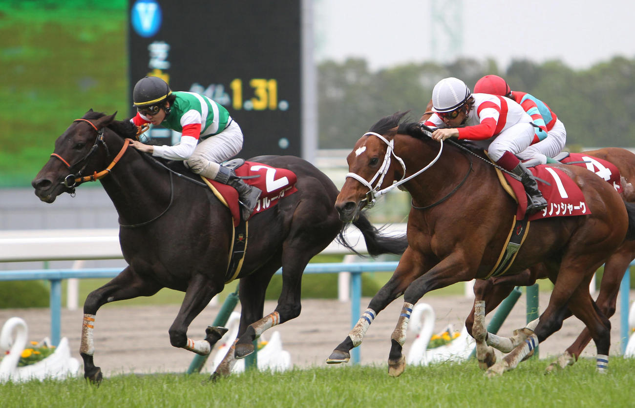 16年マイラーズCを制したクルーガー（左）