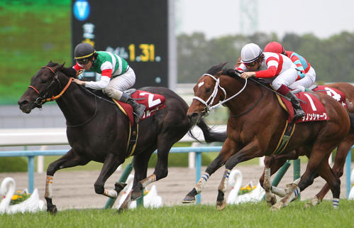 16年マイラーズCを制したクルーガー（左）