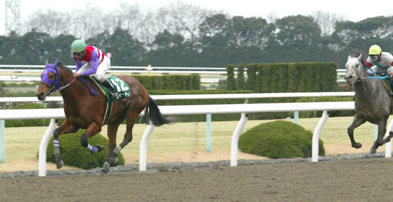 03年平安Sを制したスマートボーイと伊藤直人騎手