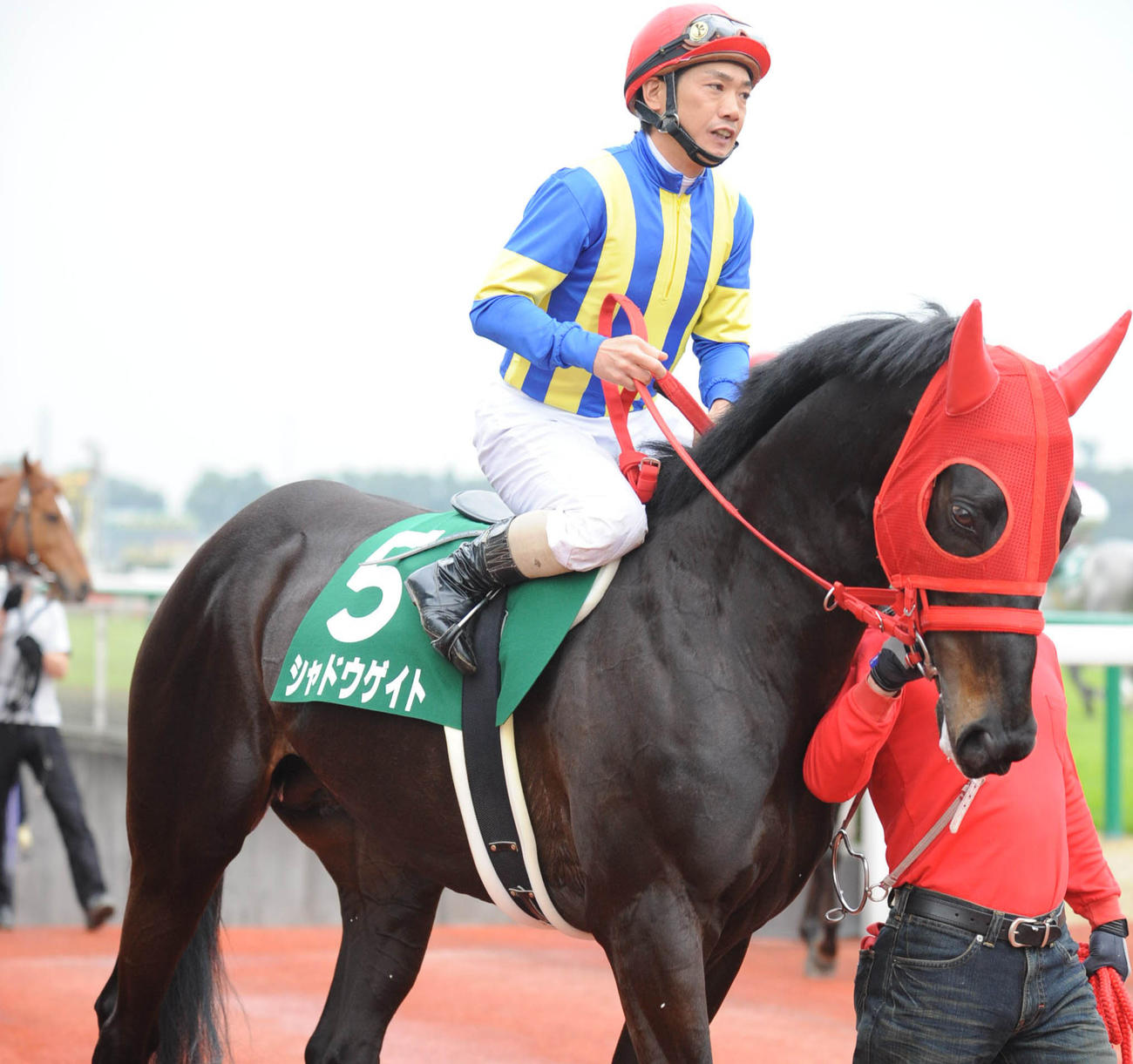 10年中京記念を制したシャドウゲイトと田中勝騎手