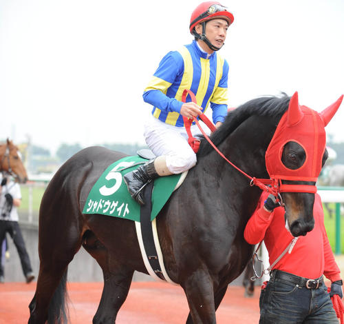 10年中京記念を制したシャドウゲイトと田中勝騎手