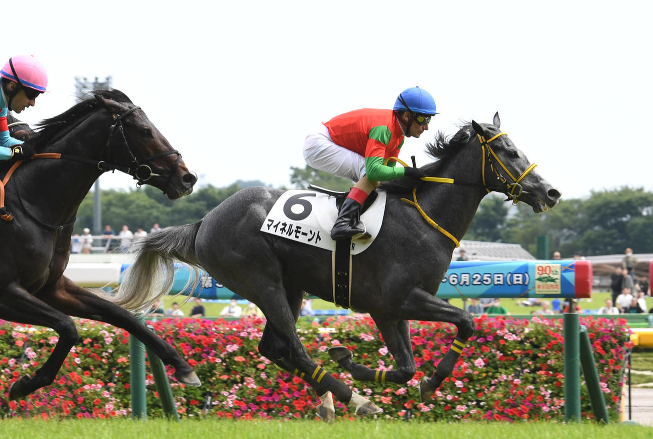 6月18日東京7Rの3歳上1勝クラスを快勝したマイネルモーント
