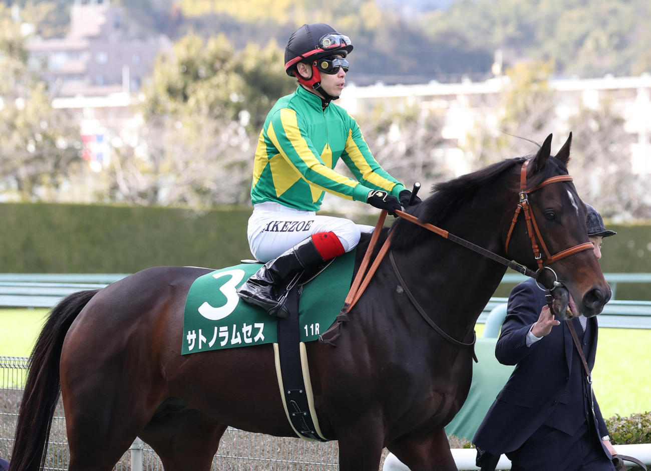 2月26日阪急杯で0秒7差9着のサトノラムセス