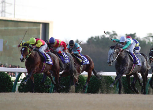有馬記念を制したダイユウサク（1991年12月22日撮影）