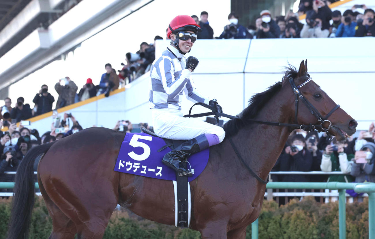 12月24日、ドウデュースで有馬記念を制した武豊騎手