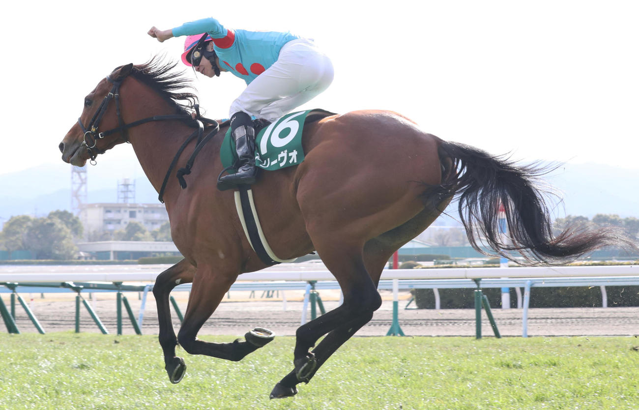 22年小倉大賞典を制したアリーヴォと横山和生騎手