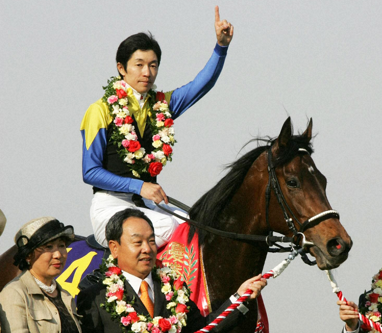05年皐月賞をディープインパクトで制した武豊騎手