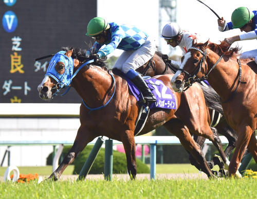 2018年4月29日、天皇賞・春で優勝したレインボーライン