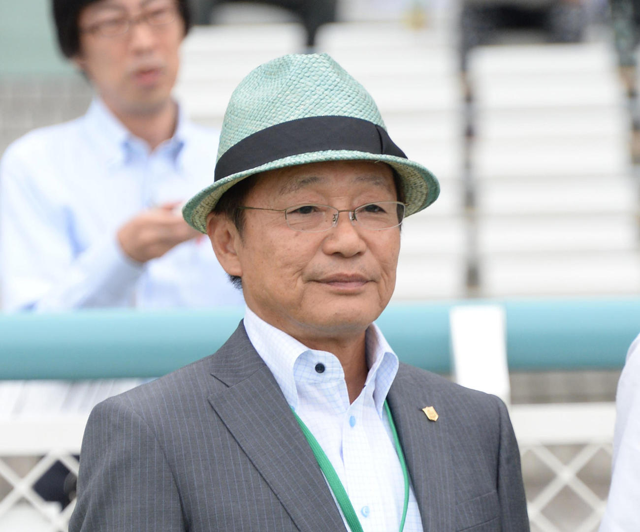 田所秀孝元調教師（2015年撮影）