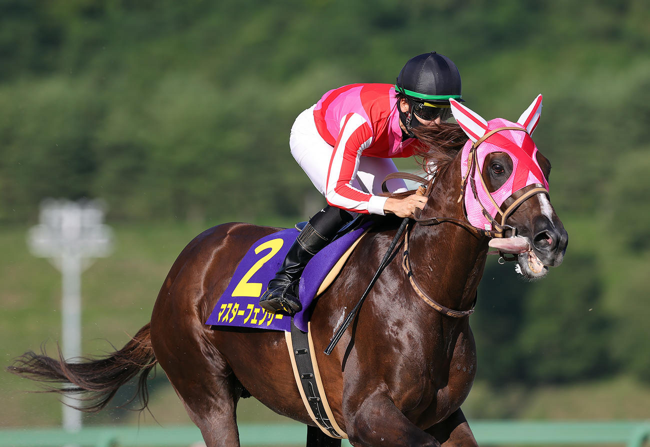 21年マーキュリーCを連覇したマスターフェンサー（岩手県競馬組合提供）